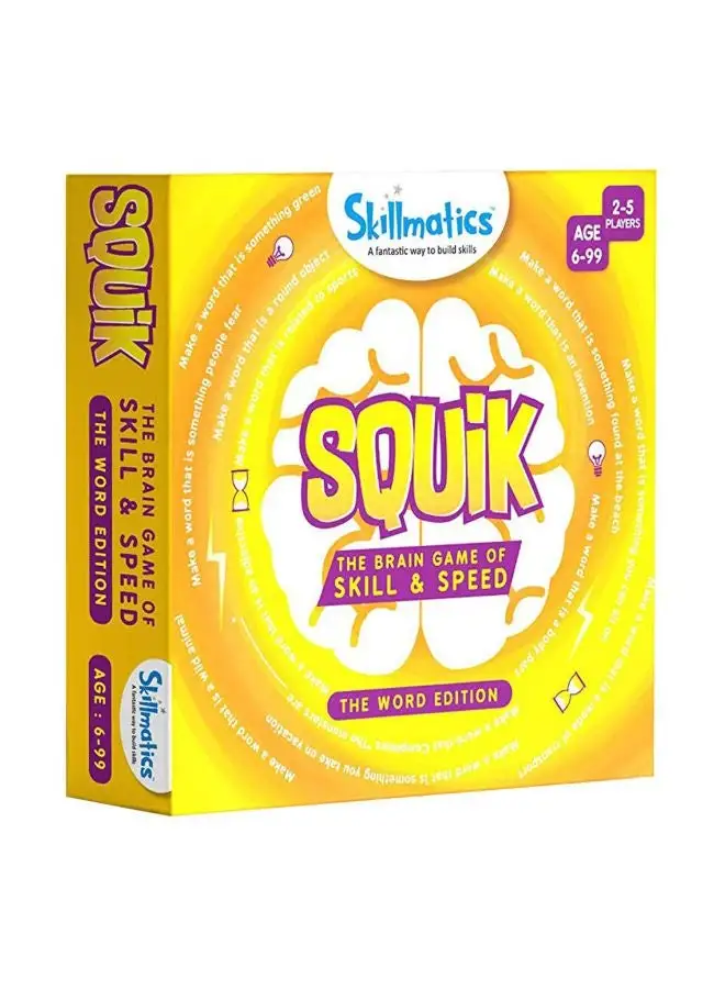 Skillmatics Squik The Word Edition لعبة الدماغ SKILL33SWE