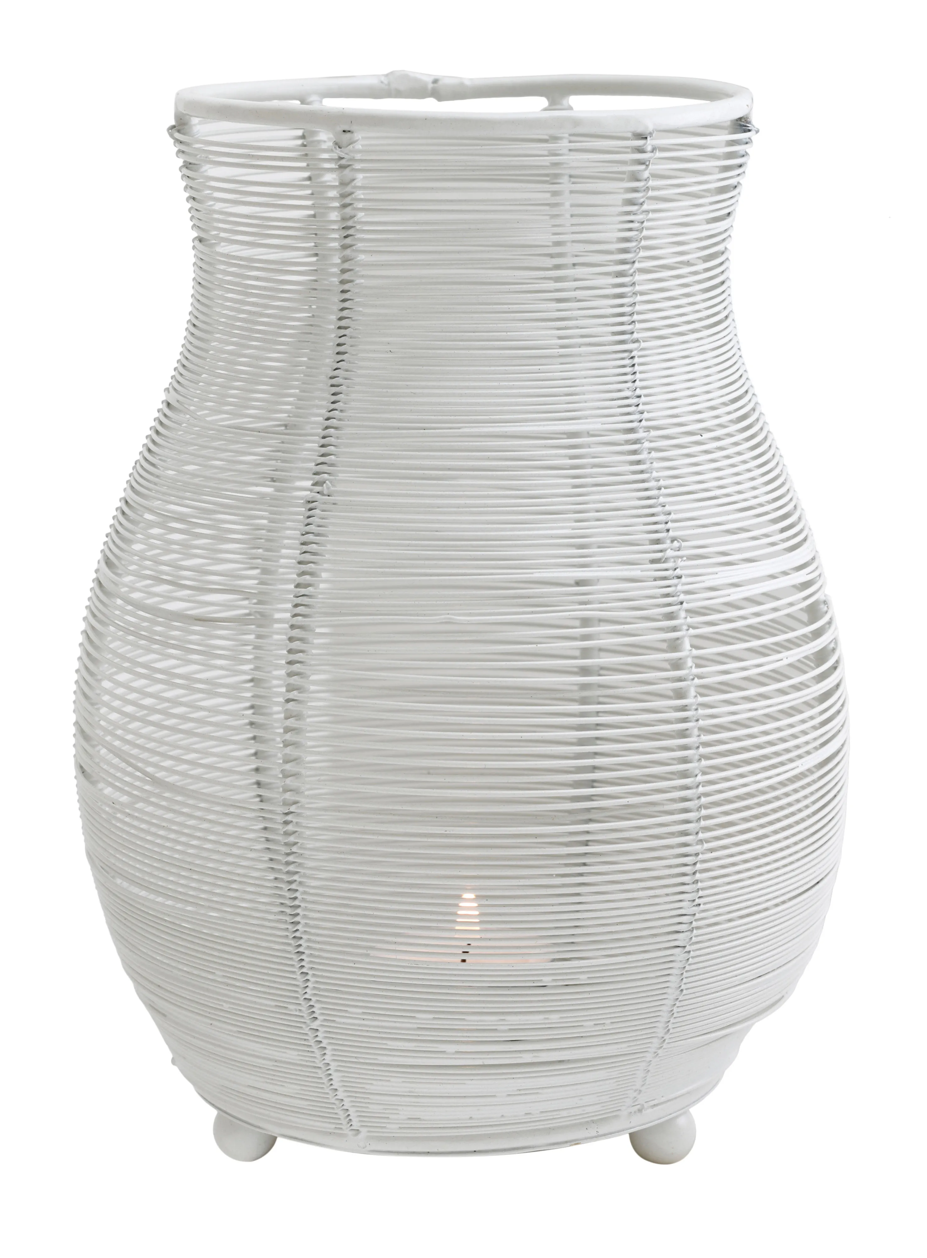 Hometown Decorative Candle Holder White 18.5x17cm