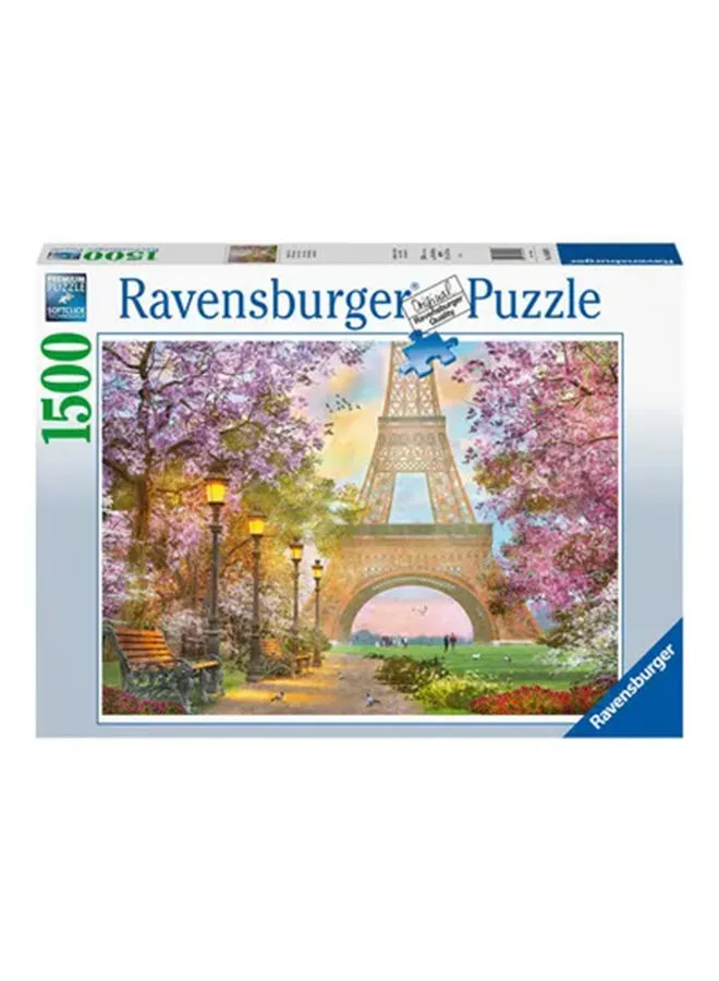Ravensburger 1500-Piece Paris Romance Jigsaw Puzzle 37.3x5.5cm