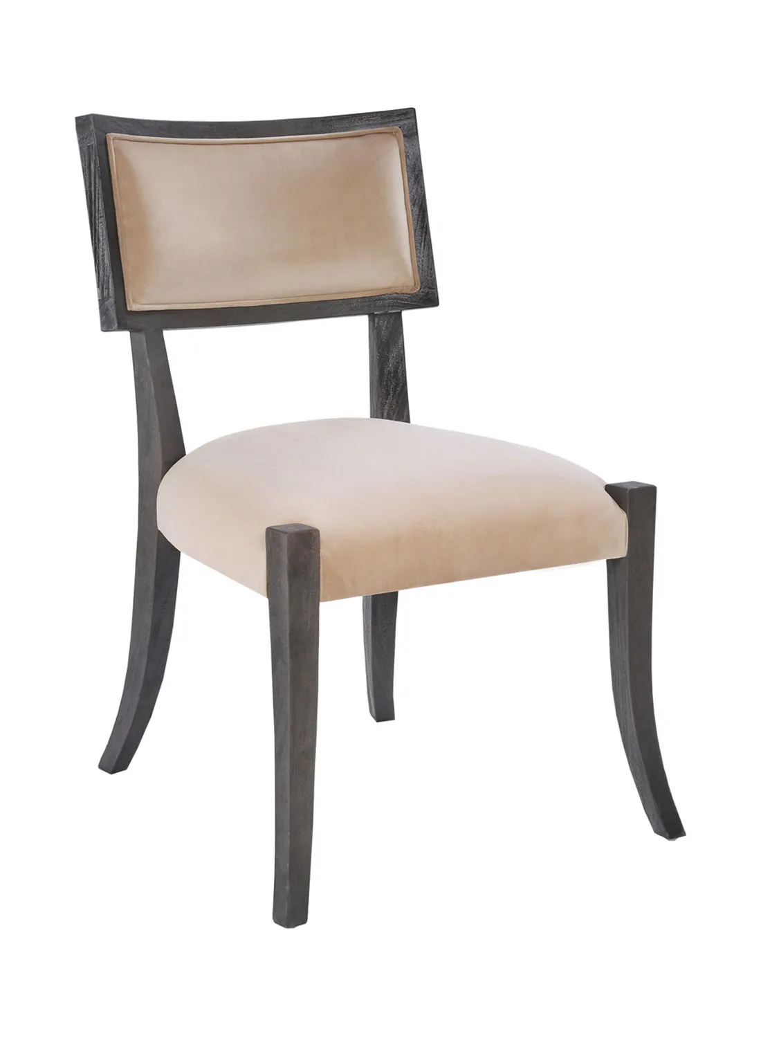 ebb & flow Dining Chair Luxurious - In Oak/Pink Wooden Chair Size 59.5 X 62 X 88