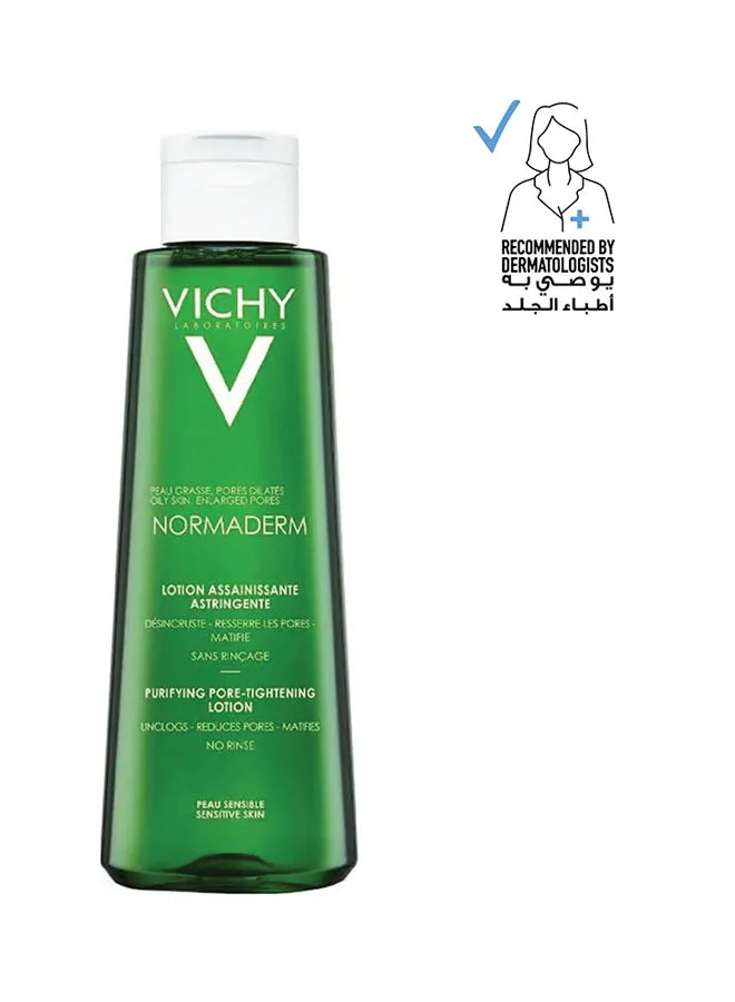 Vichy Normaderm Pore Tightening Toner For Oily/Acne Skin With Salicylic And Glycolic Acid 200ml