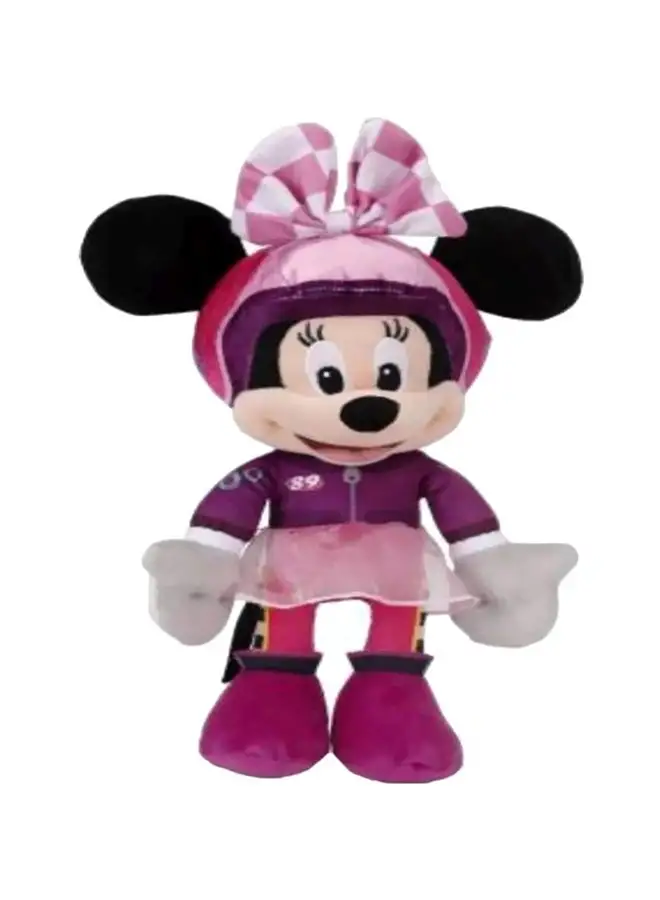 Disney Plush Minnie Racing Outfit Plush Toy 10inch