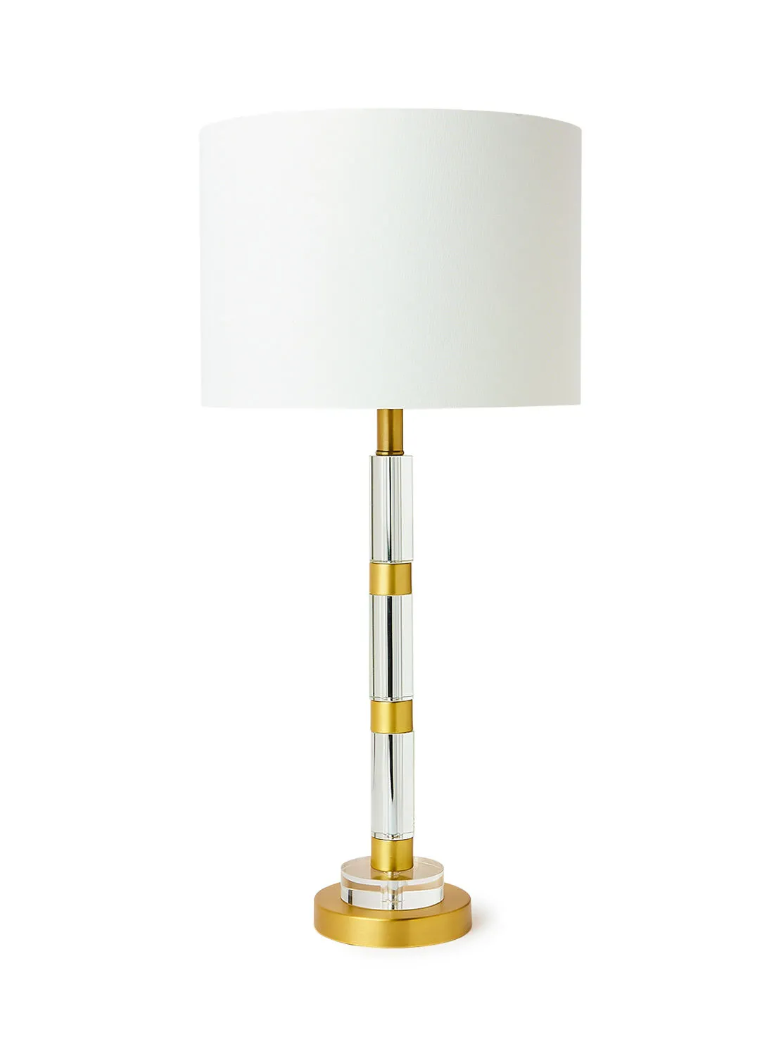 ebb & flow Gould Crystal Glass Table Lamp | Lampshade Unique Luxury Quality Material For Stylish Homes