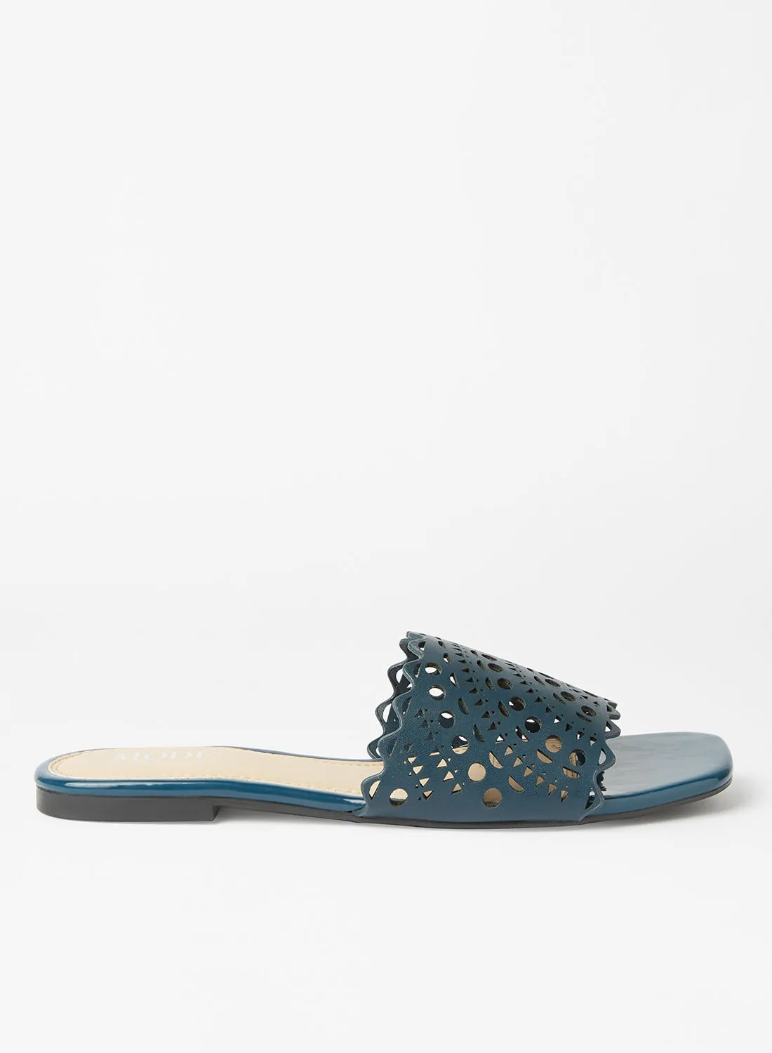 Mode By Red Tape Casual Flat Slides Teal