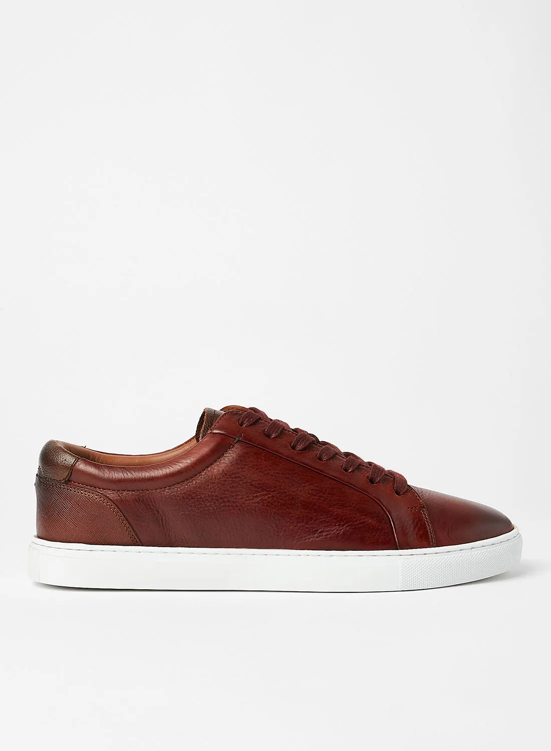 Ted Baker Udamo Leather Sneakers Brown