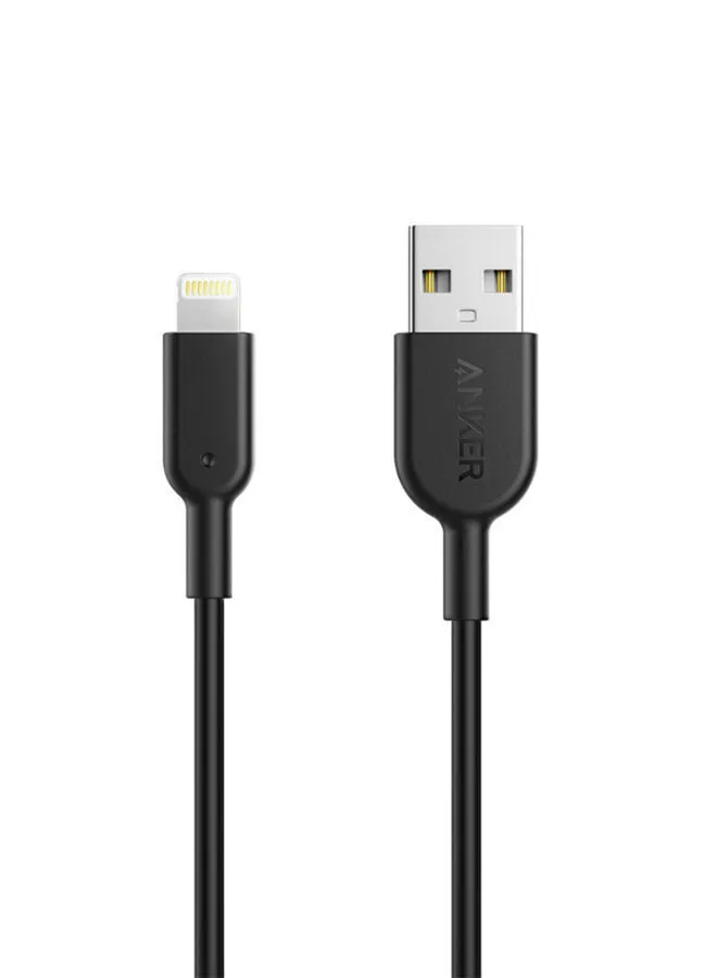 Anker PowerlineII With Lightning Connector 3ft Black