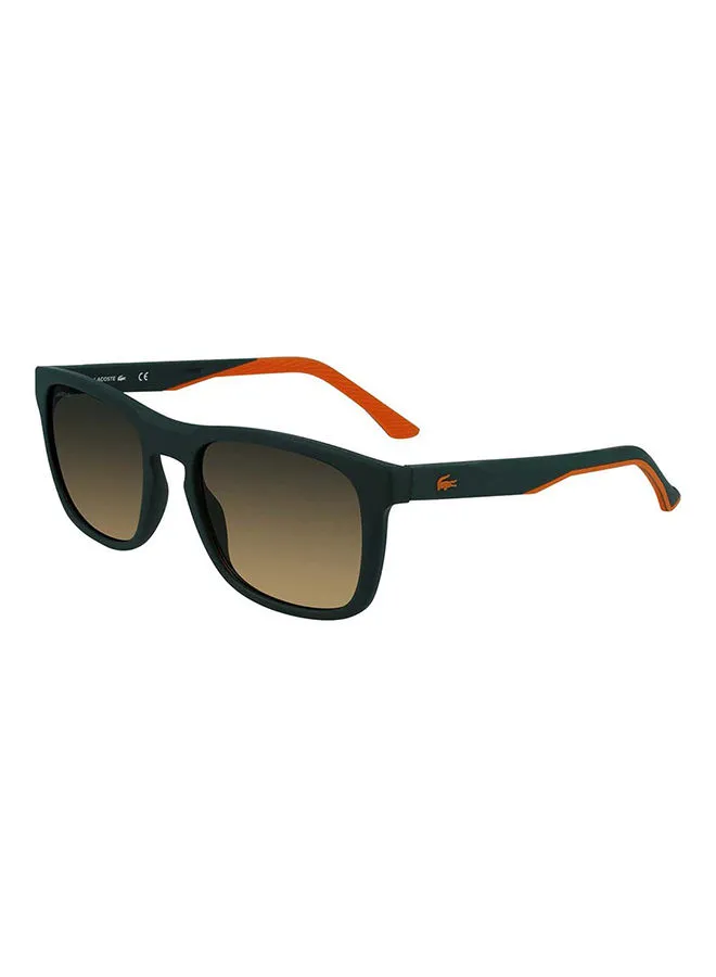 LACOSTE Men's Full Rim Bio Injected Modified Rectangle Sunglasses  L956S-301-5519