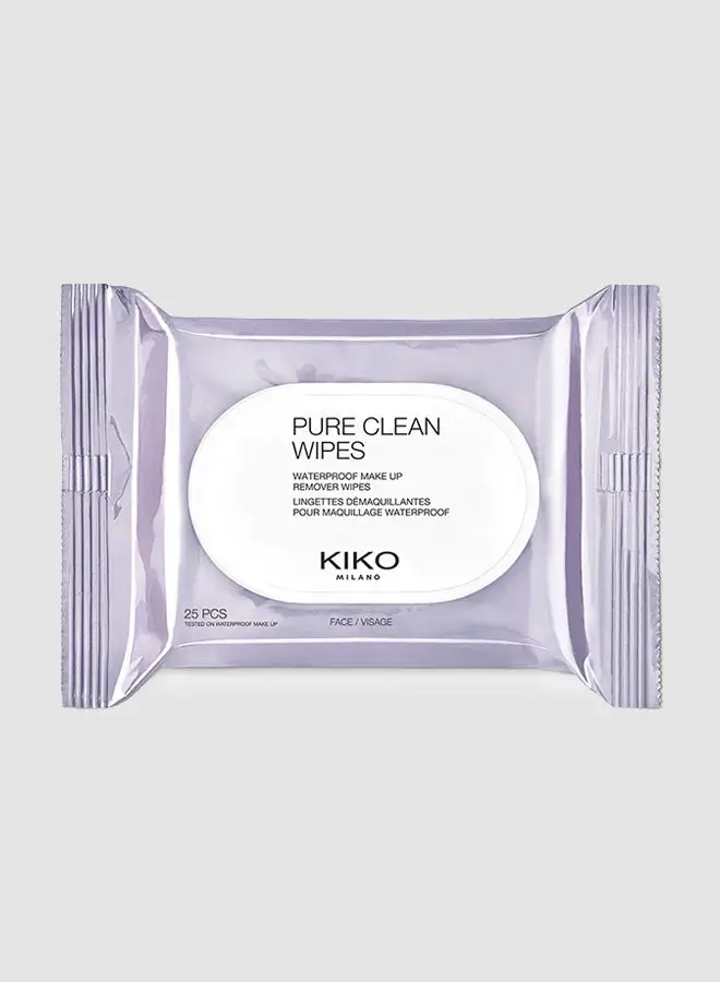 مناديل KIKO MILANO Pure Clean (عبوة من 25 مناديل)
