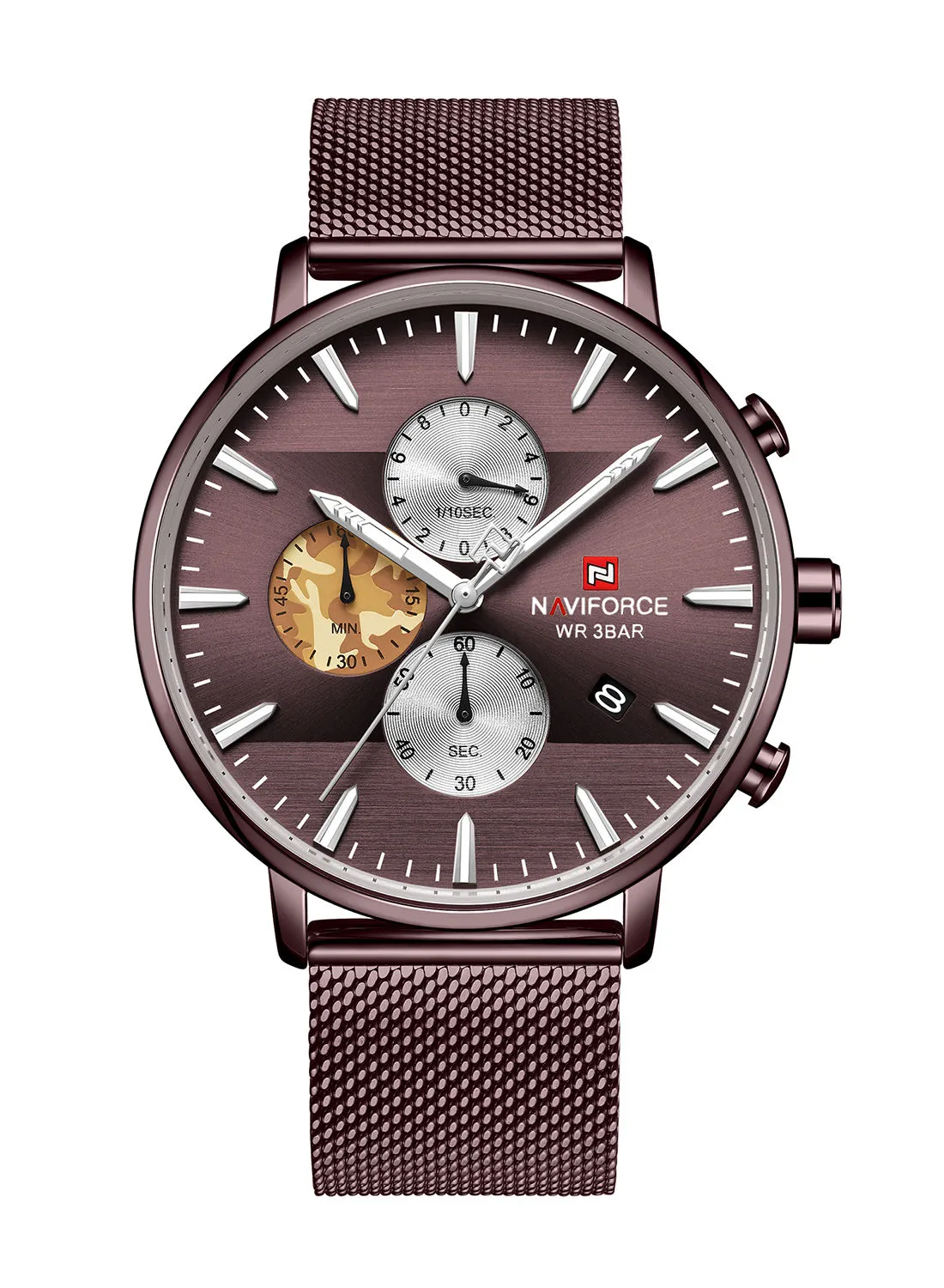 NAVIFORCE Casual Quartz Chronograph Waterproof Analog Wrist Watch NF9169