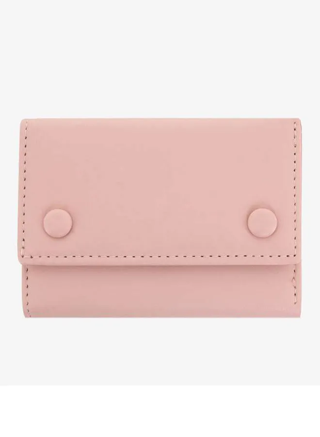 R&B Bi Fold Pu Casual Best Women's Square Wallet Pink