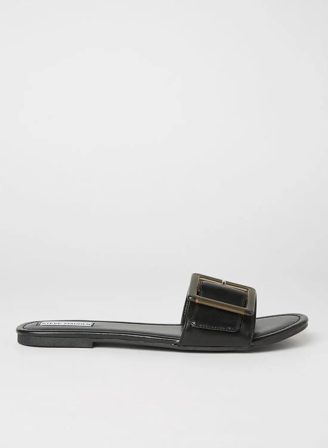 STEVE MADDEN Llola Flat Sandals Black