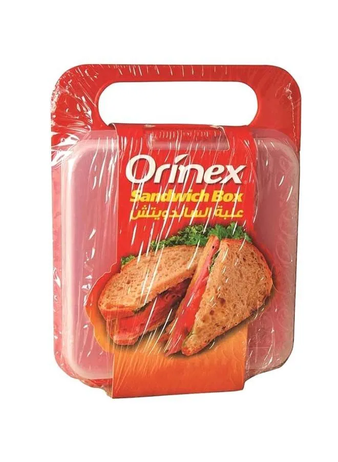 Orinex Sandwich Box Colour Label Transparent