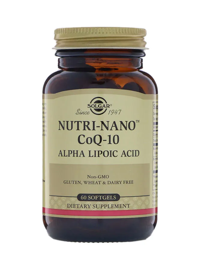 Solgar Nutri Nano Coq-10 Alpha Lipoic Acid