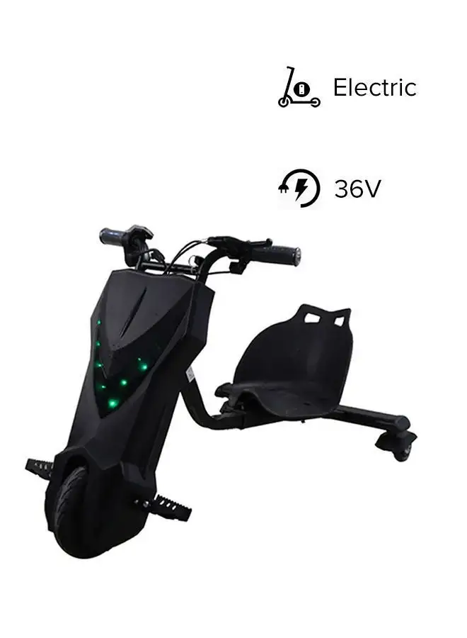 Rockbaby 36V Electric Drifting Scooter With Helmet, Knee And Elbow protector 68.5X54X21cm