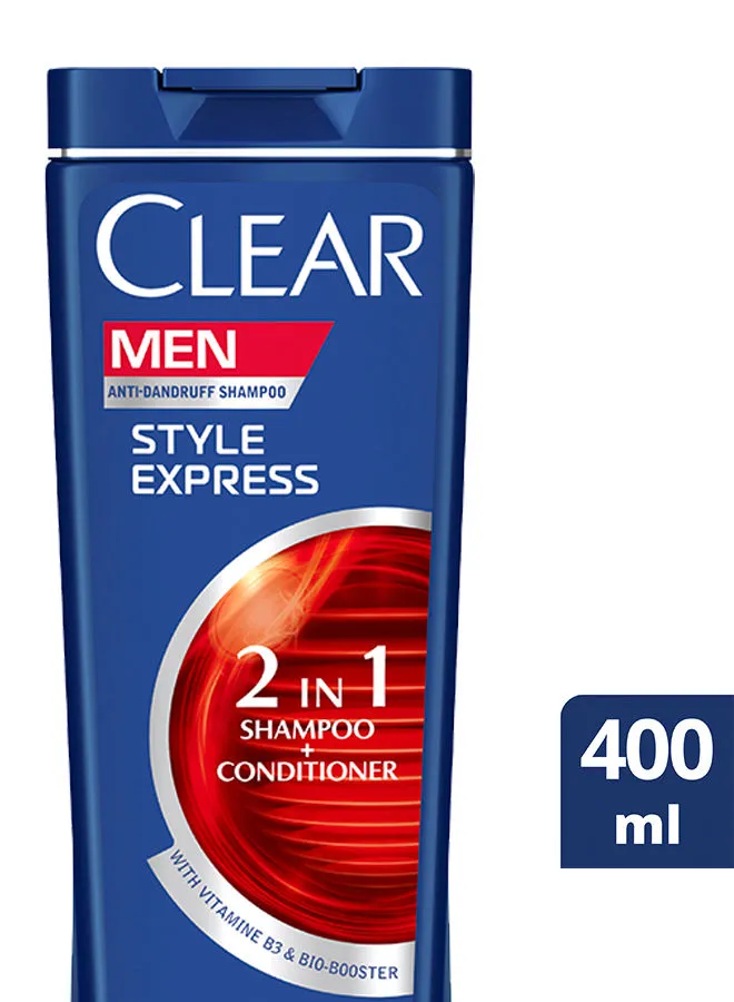 CLEAR Style Express 2-In-1 Anti-Dandruff Shampoo 400ml