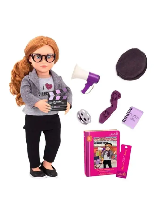 Our Generation Deluxe Cinema Doll With Book- BOGBD31244Z, Age 10+ Years 45.72cm