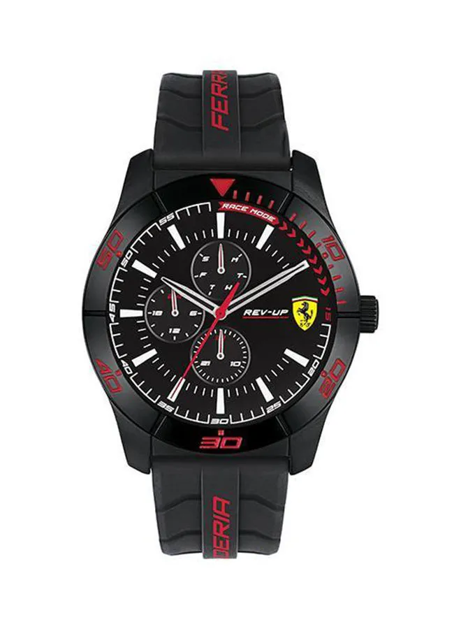 Scuderia Ferrari Men's Rev-Up Black Dial Watch 0830809
