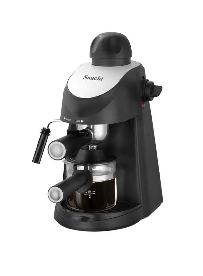 ساتشي ماكينة صنع القهوة مع 3.5 بار مضخة ضغط بخار أوتوماتيكية 240 مل 800 وات NL-COF-7054-BK أسود