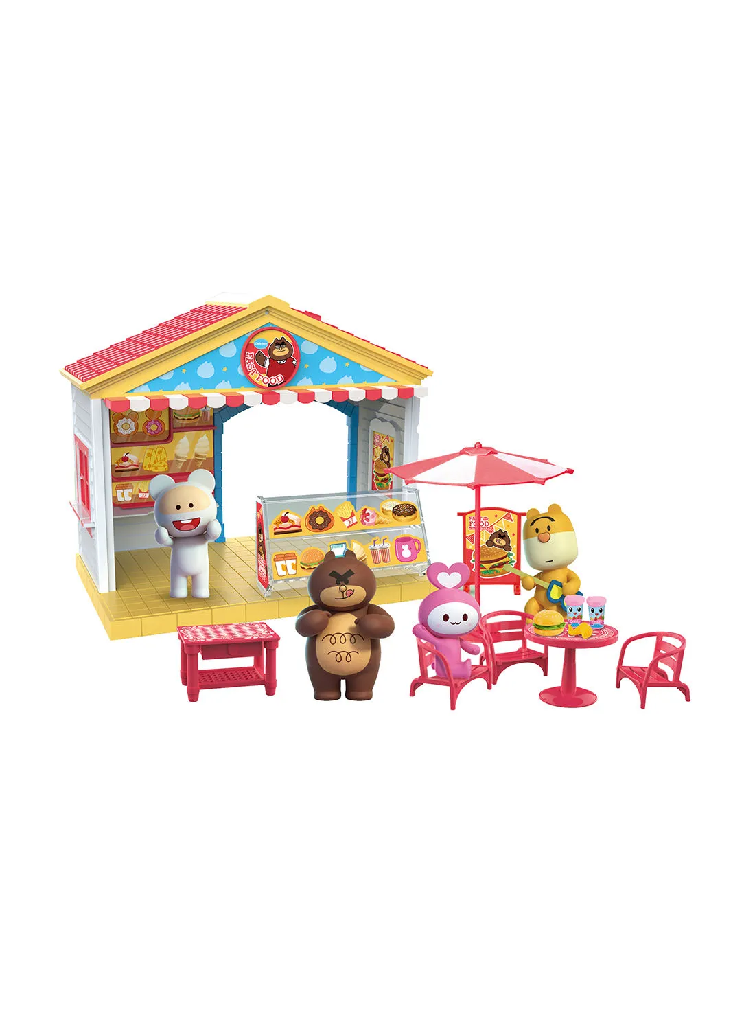 PIN MING TOYS Ice cream Shop, With Light & Music, 33 pcs