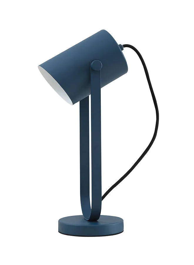 مصباح طاولة ذو طراز أنيق من مواد فاخرة فريدة من نوعها لمنزل أنيق ومثالي HN2416 أزرق 10 × 26.3 × 41.4 سم رملي أزرق داكن 10 × 26.3 × 41.4 سم