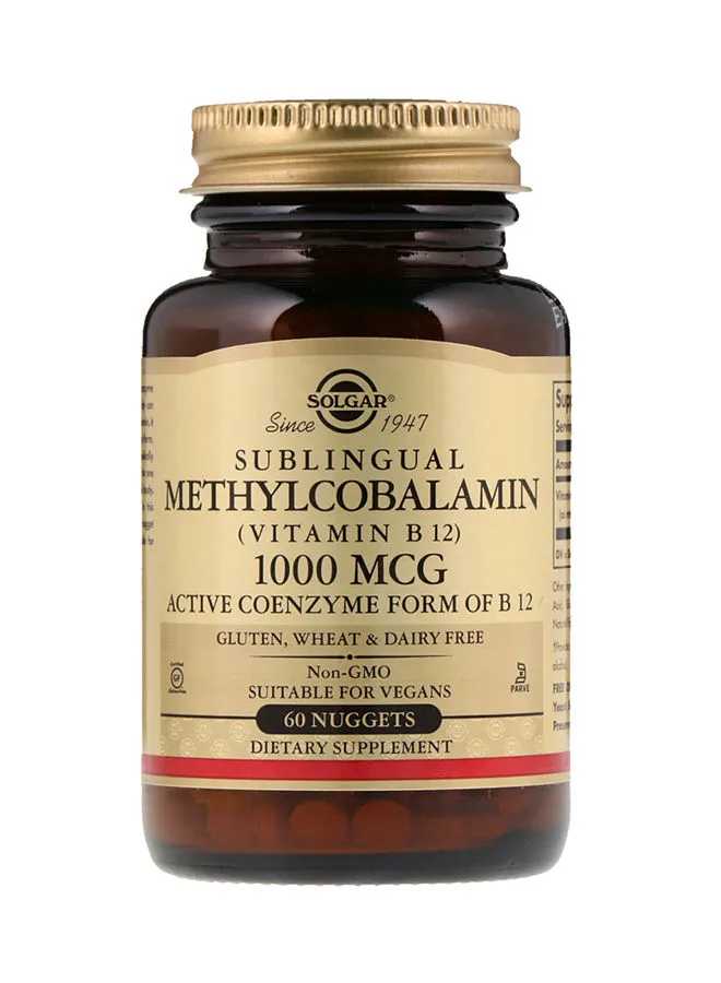 Solgar Methylcoblamin Vitamin B12 Nuggets