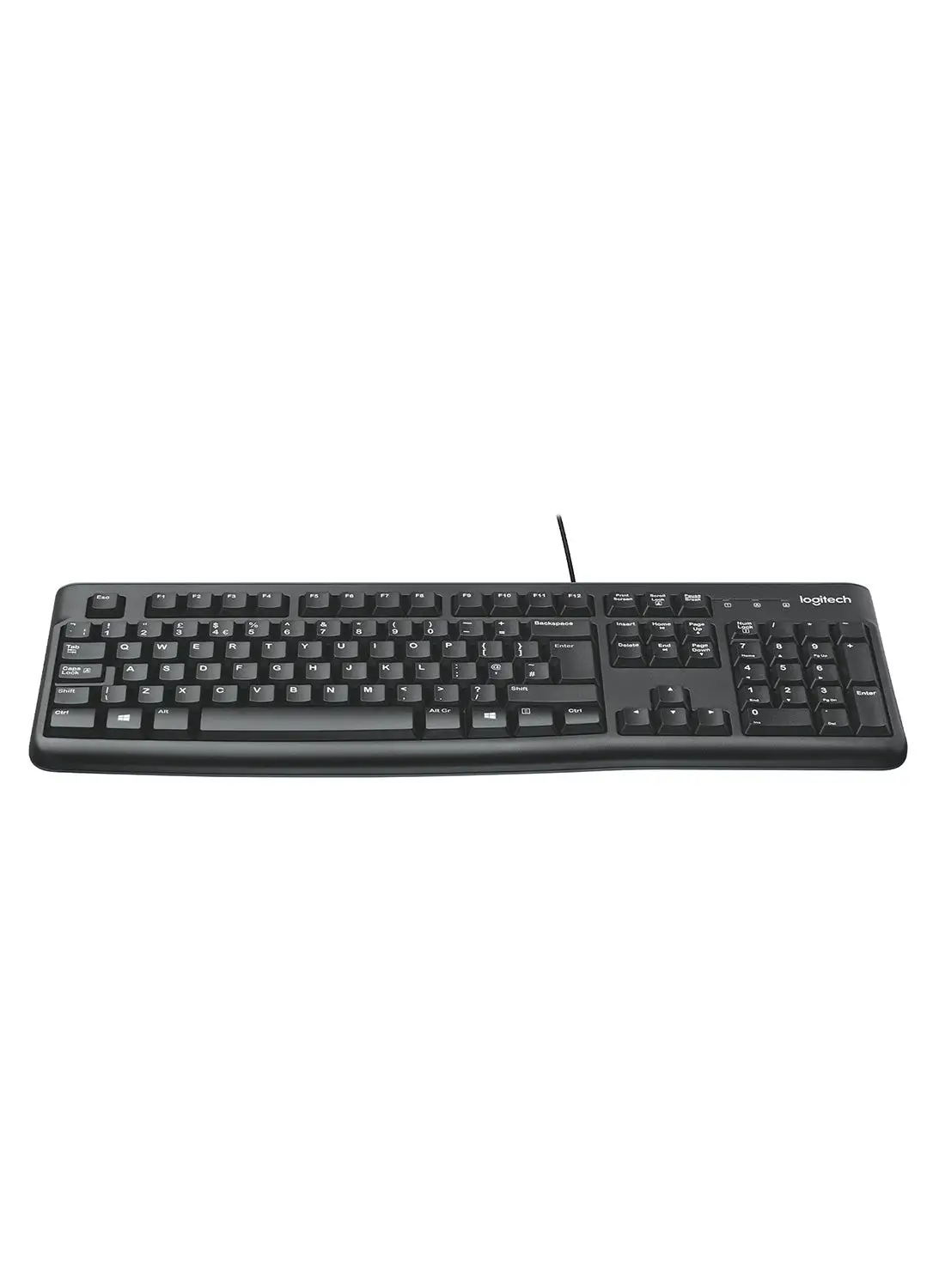 Logitech K120 Comfortable Quiet Typing Keyboard Black