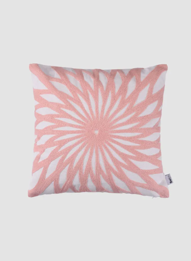 Switch Embroidered Cushion, Unique Luxury Quality Decor Items for the Perfect Stylish Home Pink CUS045 45 x 45cm