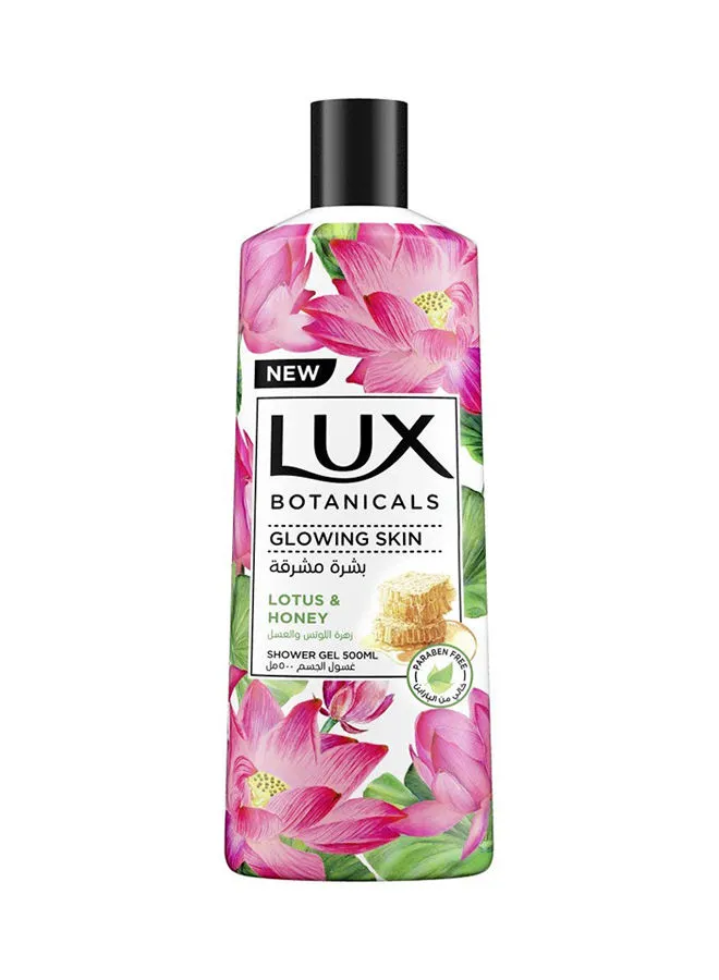 Lux Botanicals Perfumed Body Wash for Glowing Skin with Lotus And Honey 500ml
