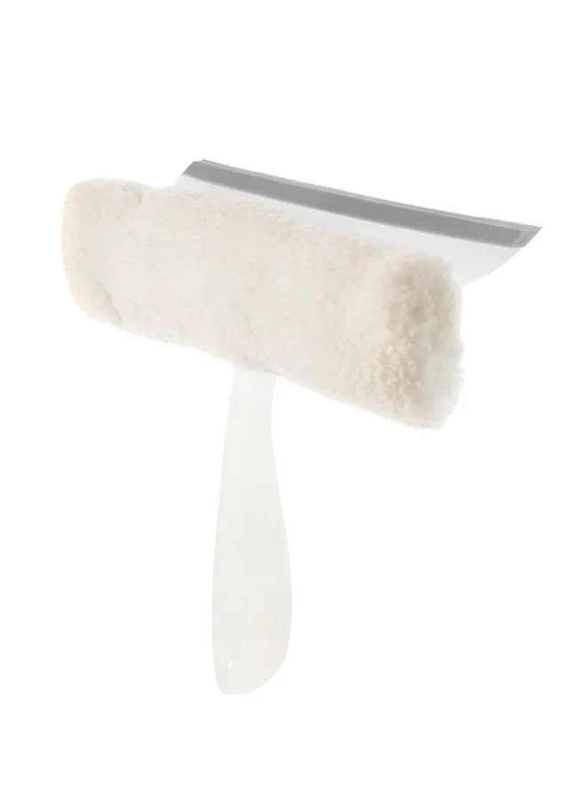 APEX Window Washer Squeegee With Microfiber White 25cm