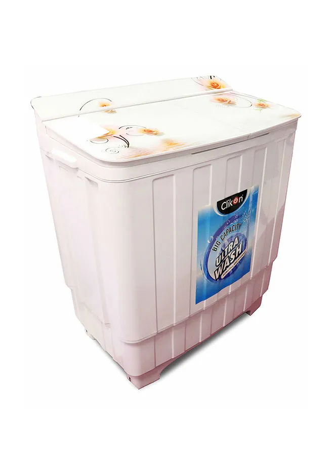 Clikon Semi-Automatic Twin Tub Washing Machine 12 kg CK642 Multicolour