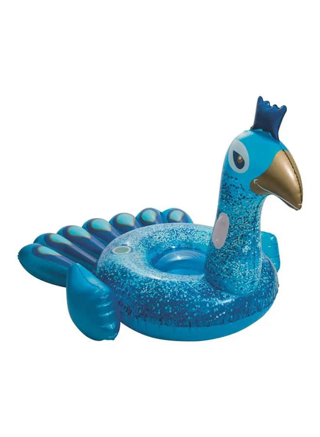 Bestway Pretty Peacock Easy Inflatable Pool Float Toy - Blue 198x164cm
