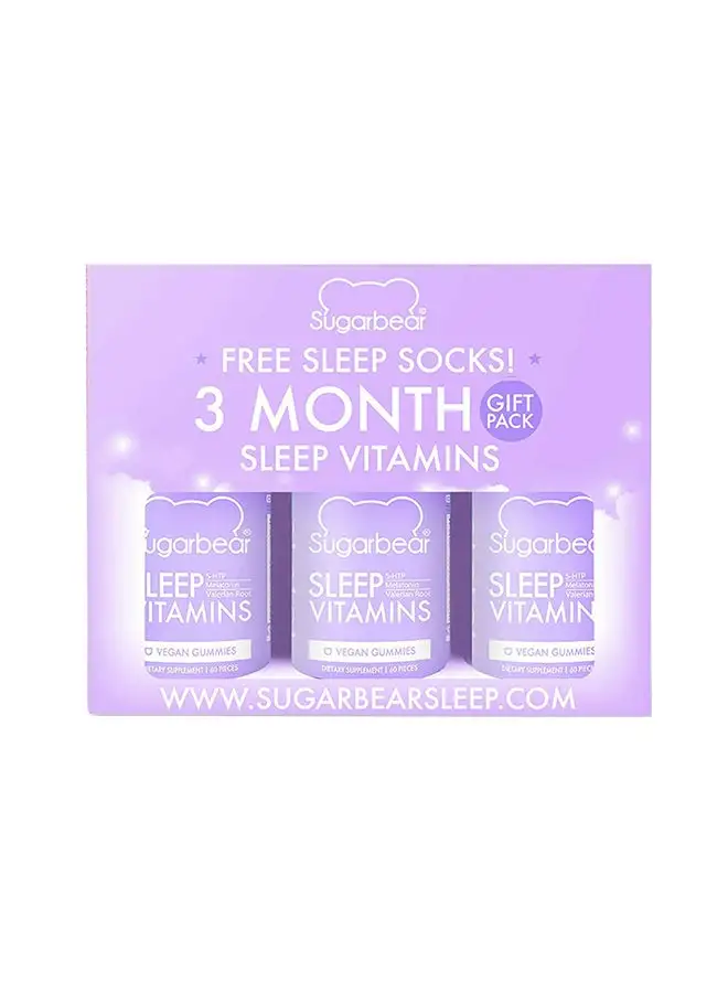 SugarBear Sleeping Vitamins(3 Months)- Pack Of 3