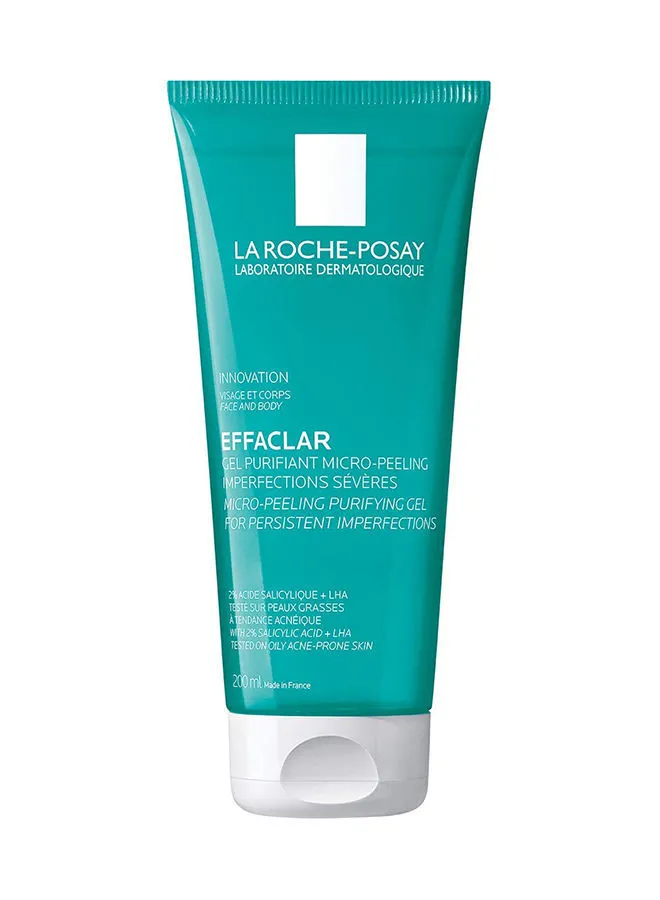 LA ROCHE-POSAY Effaclar Micropeeling Cleansing Gel With Salicylic Acid For Oily Skin 200ml