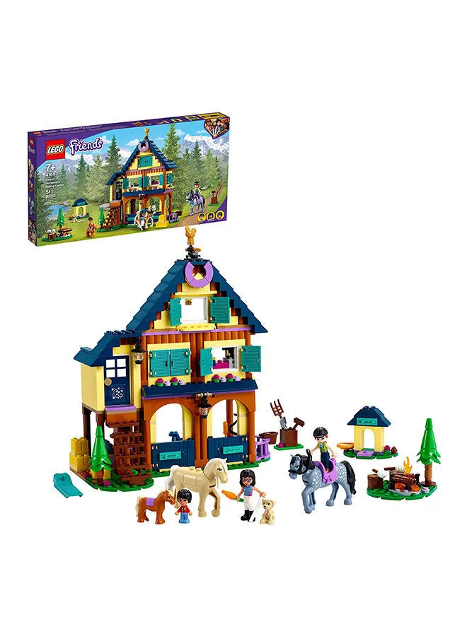LEGO 41683 Friends Forest Horseback Riding Center  Building Kit 511 Pieces 7+ Years