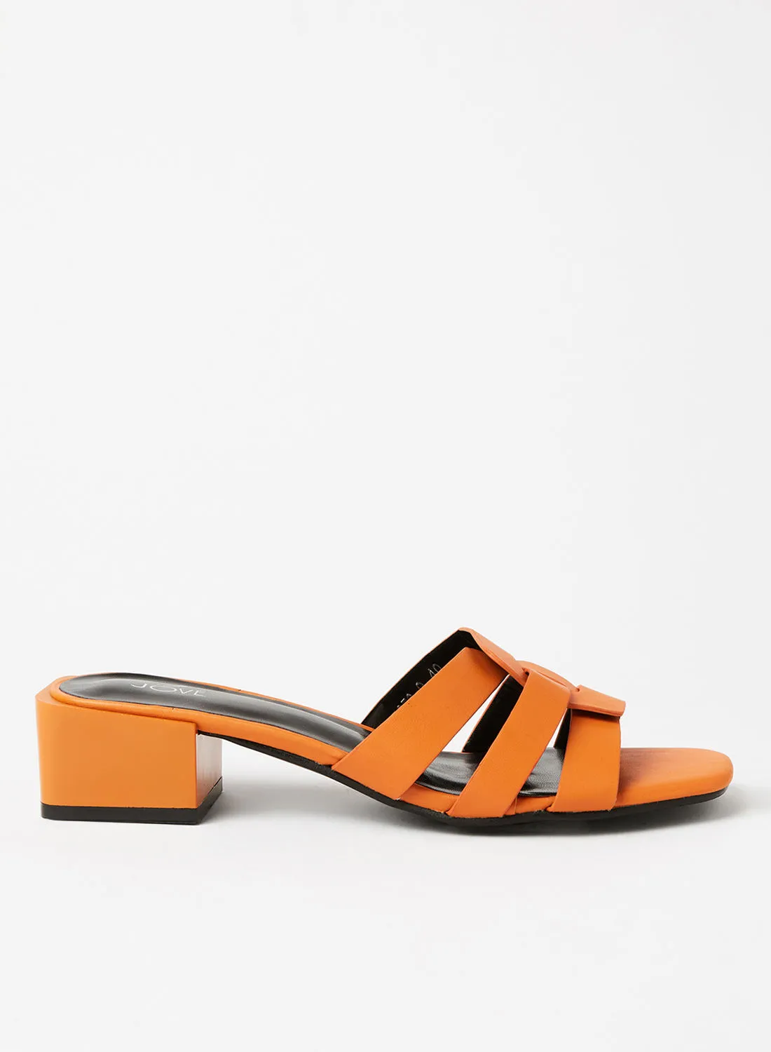 Jove Fashionable Heeled Sandals Orange