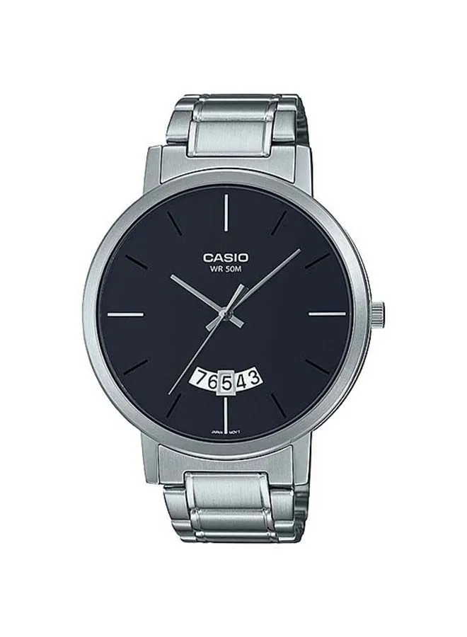 CASIO Men's Wrist Watch MTP-B100D-1EVDF - 43 mm - Silver