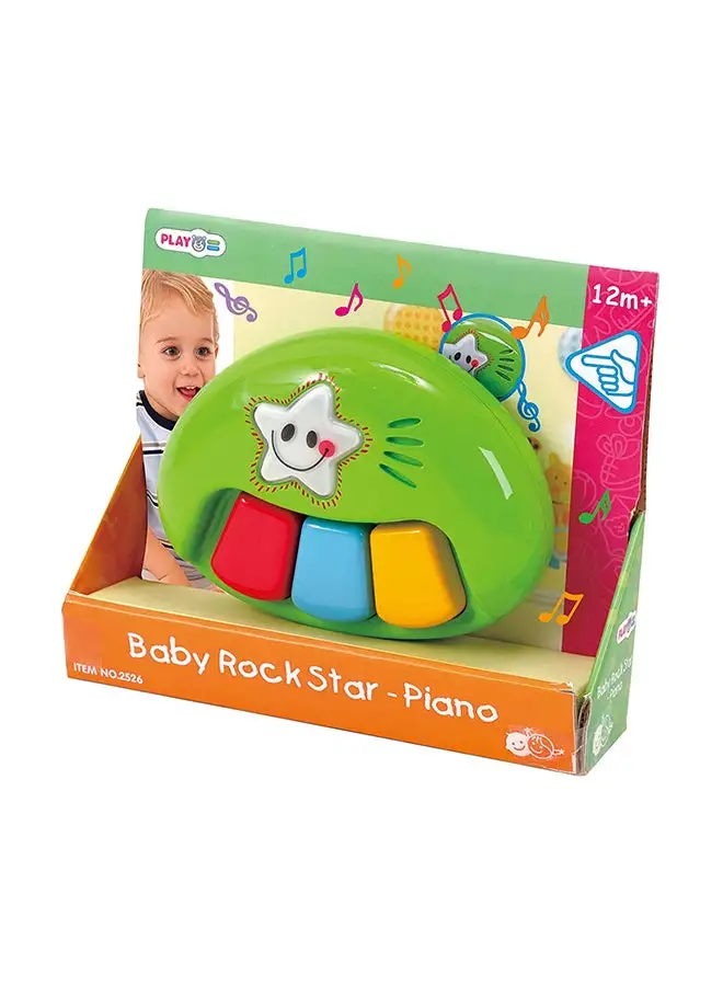 PLAYGO Baby Rock Star Piano Activity Toy Assorted 13x3x10centimeter