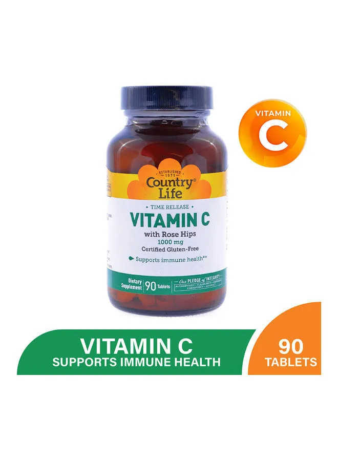 Country Life Vitamin C 1000 mg Tablets 90's