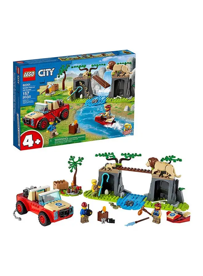 LEGO 60301 City Wildlife Rescue Off-Roader  Building Kit 157 Pieces 4+ Years