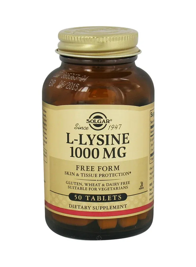 Solgar Dietary Supplement L - Lysine
