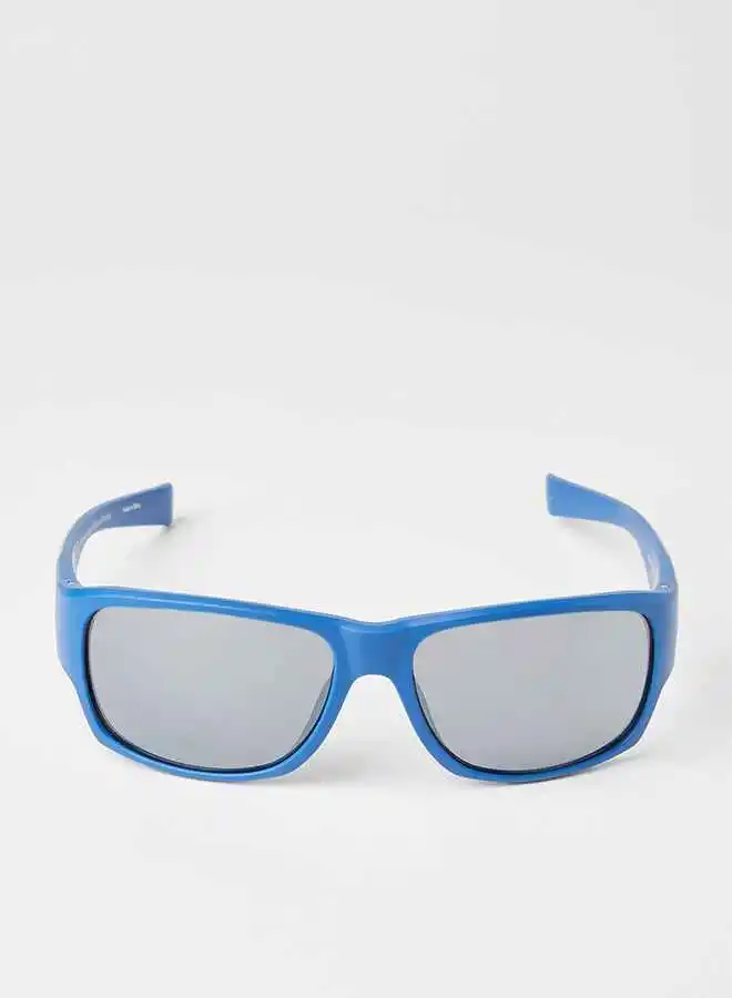 نظارة شمسية مستطيلة أساسية من تمبرلاند للرجال - مقاس العدسة: 59 ملم