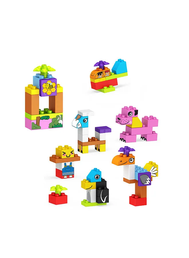Generic Set Of 71 Building Blocks With Luggage, Assorted Colors