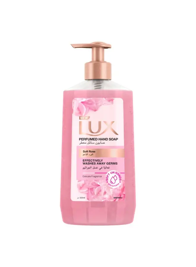 Lux Perfumed Liquid Hand Wash Soft Rose 500ml