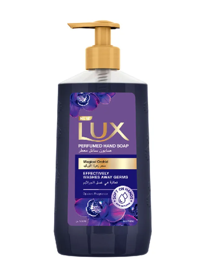 Lux Antibacterial Liquid Handwash Glycerine Enriched Magical Orchid For All Skin Types 500ml