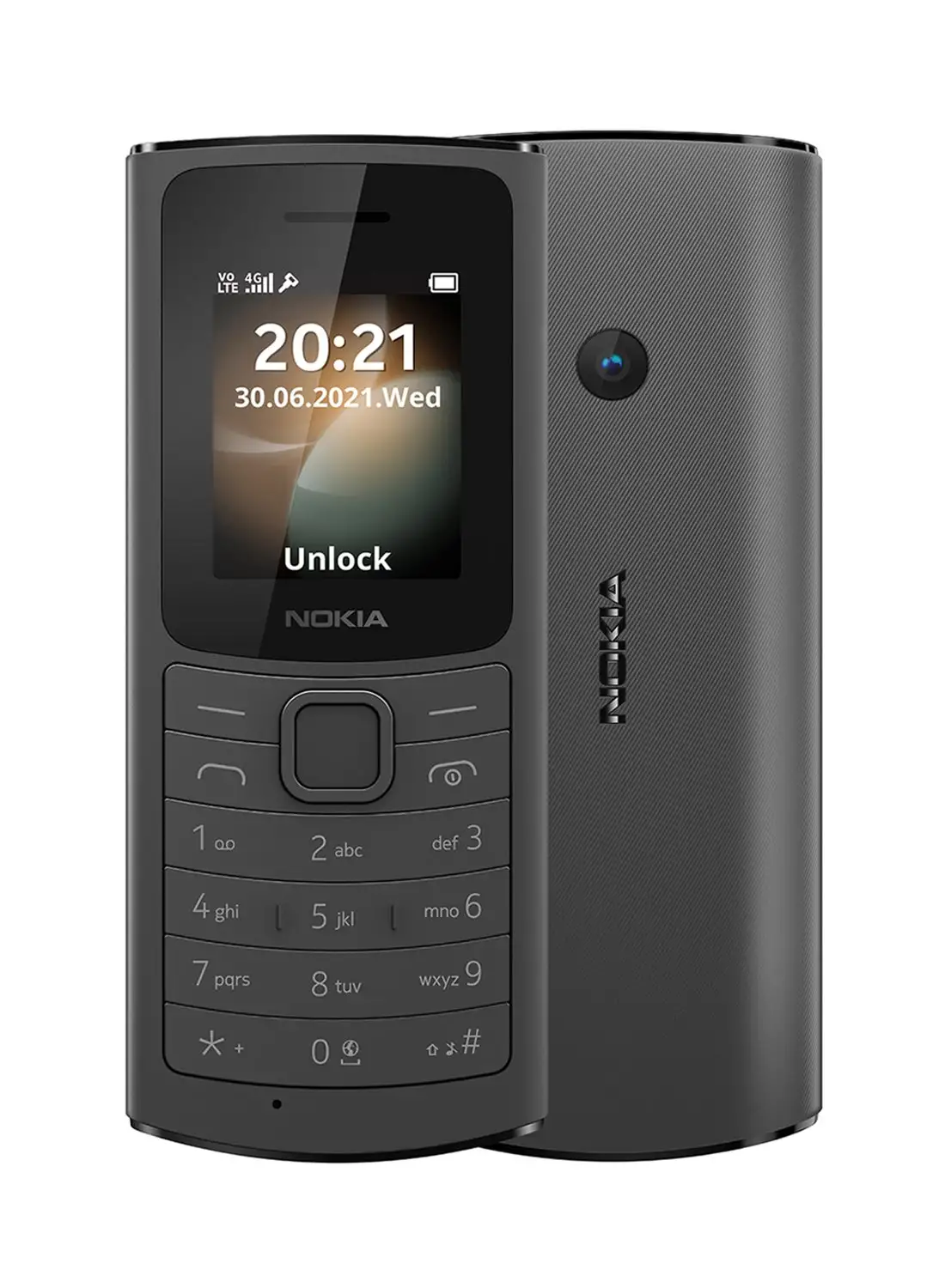 NOKIA 110 4G Dual SIM  Black- Middle East Version