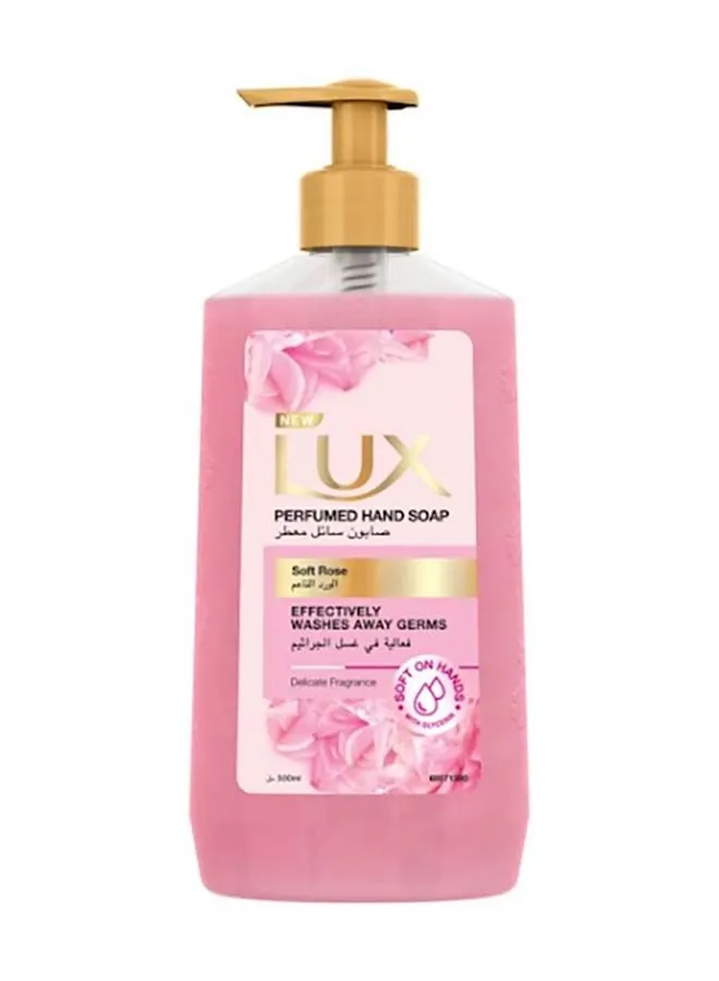 Lux Soft Rose Perfumed Liquid Hand Wash For All Skin Types 500ml