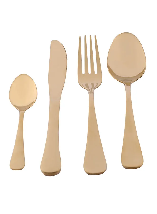 Alsaif 68 - Piece Cutlery Set Gold