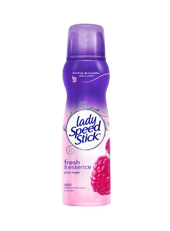 Lady Speed Stick Fresh Essence, Antiperspirant Deodorant, Spray, Raspberry 150ml