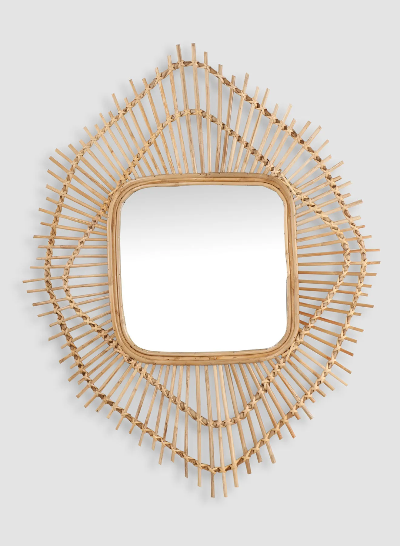 Switch Modern Design Wall Mirror Unique Luxury Quality Material For The Perfect Stylish Home SAS21B Natural L94 X H17centimeter