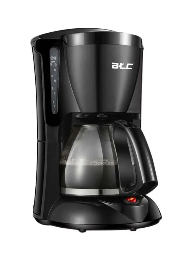 ATC Coffee Maker 1.25 l 1000 W H-CM1812 أسود